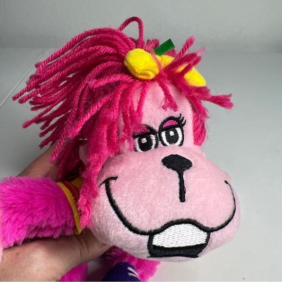 Monkey Joe's Plush Pink Soft Toy Stuffed Animal 10" - Picture 6 of 7